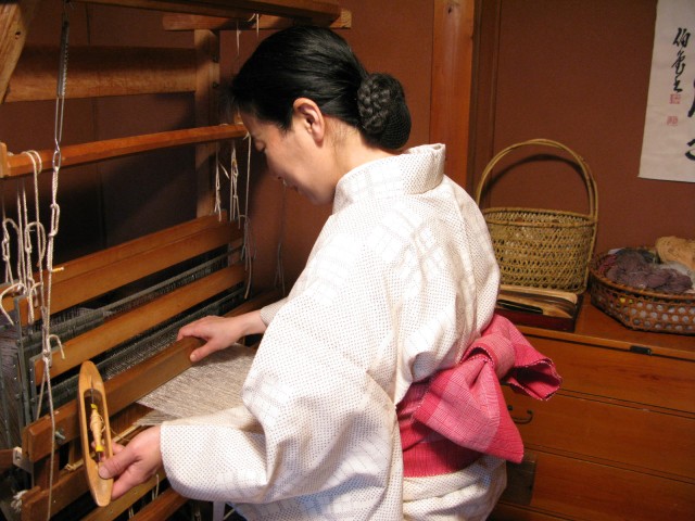 手織り体験